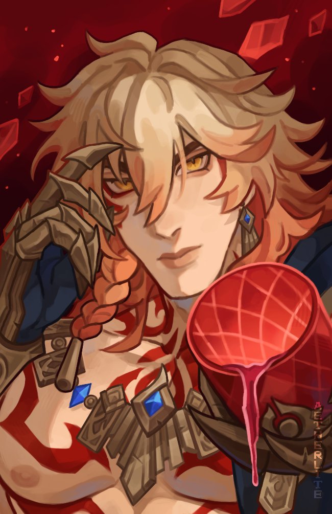 aetherlites's tweet image. ☀️🍷
#honkaistarrail #hsrcreators #phainon #mydei