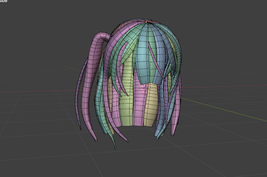 teikin615's tweet photo. #blender #3dcg 
髪制作練習wip https://t.co/QiEEkb1dOX