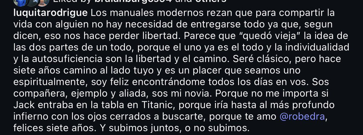 “y subimos juntos, o no subimos.”