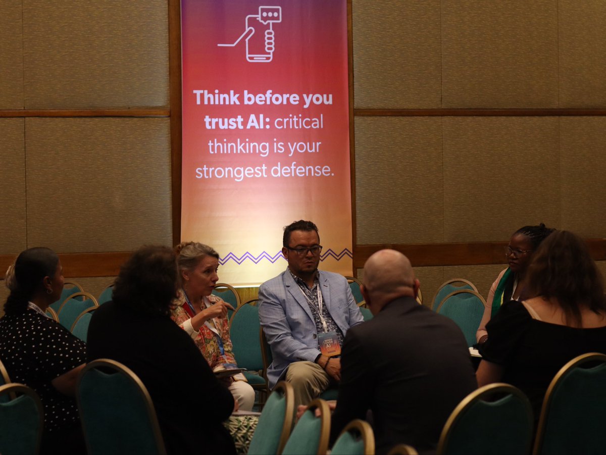 Edumedia_3's tweet image. Nos llegaron más imágenes de la #GlobalMILWeek2025 que se llevó a cabo en Cartagena de Indias, Colombia 🇨🇴 el pasado mes de octubre.