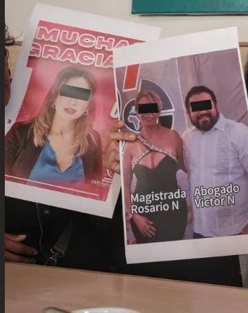 MIRHY029's tweet photo. @MaraLezama @Claudiashein Aquí está quien "imparte justicia" en Quintana Roo, junto con el juez baca que le quitaron la protección a menores de edad violentadas x su progenitor para que convivieran con él violentador. https://t.co/puZKUGLrUS