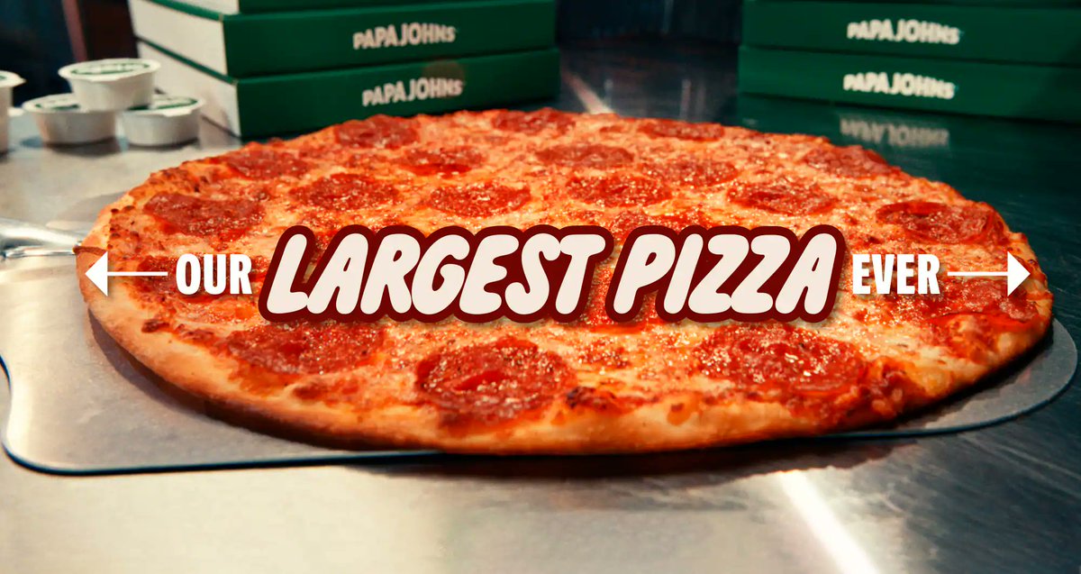how can i fit this in my banner? its Papa Johns biggest pizza yet, the Grand Papa Pizza! The original dough, hand-stretched into an XXL pizza with oversized, thin slices, then topped with large deli pepperoni, a 3-cheese blend and Italian seasoning. It's their largest pizza ever.