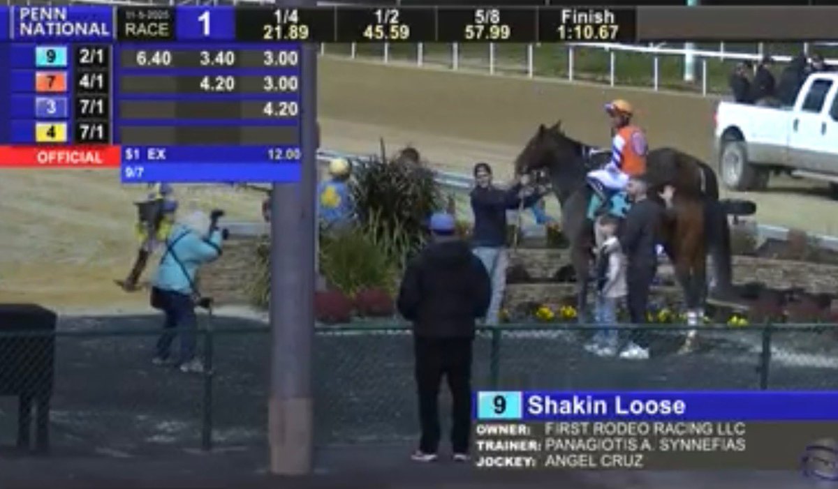 Big Win for the Crew tonight at Penn National!! Congrats to all involved!!