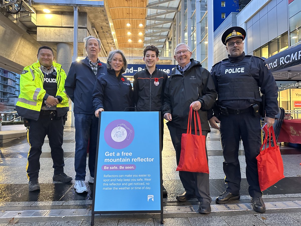 All hands on deck promoting the Annual Pedestrian Safety Awareness Program!