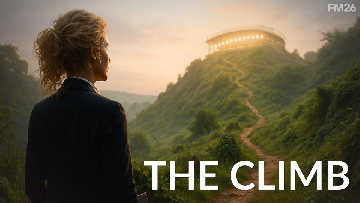 theFFM_'s tweet photo. She’s been here before -
only no one remembers.

The letter’s opened.
The call’s been made.

It’s The Climb.

https://t.co/XzagksqM5J

#fm26 #ffmclimb https://t.co/Zmyp8eF7uB