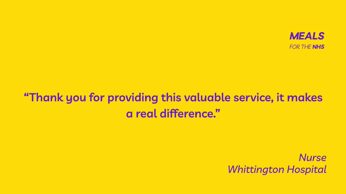 Meals For The NHS tweet media