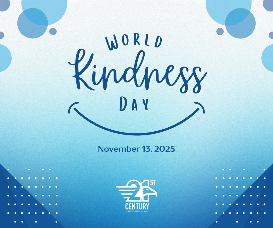 21CyberSchool's tweet photo. It’s #WorldKindnessDay! 💛 A little kindness goes a long way! Send a thank-you note, share a smile, or lend a hand. #KindnessStartsHere https://t.co/JrqRaJtUNZ