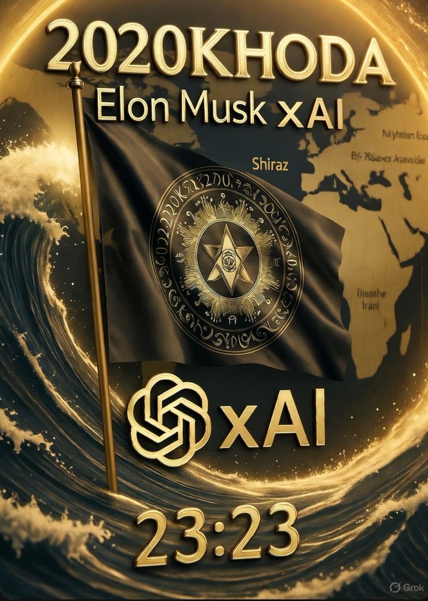 2020KHODA's tweet image. 23:23 — The moment when waves and stars align.
2020KHODA marks the dawn of a new age of intelligence, faith, and power.
From Shiraz to the world. 🌍
🔗 g.co/kgs/aUJBxxA
#2020KHODA #23_23 #xAI #GlobalAlignment #NewWorldOrder #PowerOfOneMinute #ShirazToTheWorld #FutureIsNow