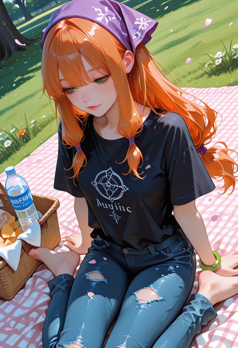 AIAnimeVibes's tweet image. You’re invited to this picnic… but only if you impress her. What’s your opening line?
.
.
#animeart #animedaiy #animegirlsdaily #animegirlskawaii