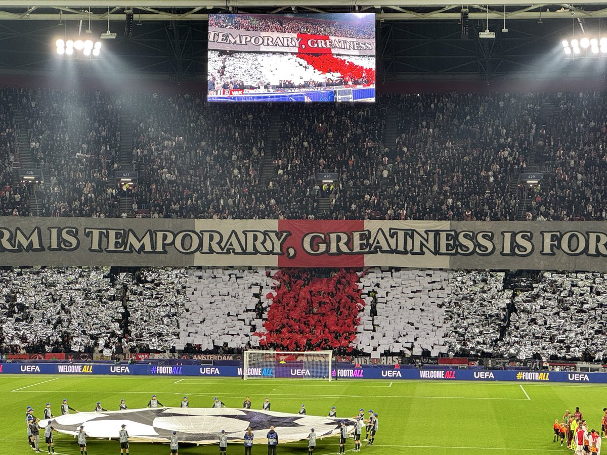 Dutch_Shot's tweet image. Form is temporary, greatness is forever #AJAX #FSide