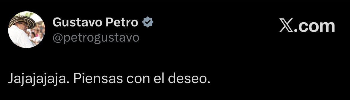 Gustavo Petro piensas que tengo mucho tiempo libre, para pasármela haciendo stickers con tus tuitazos?
Pues sí