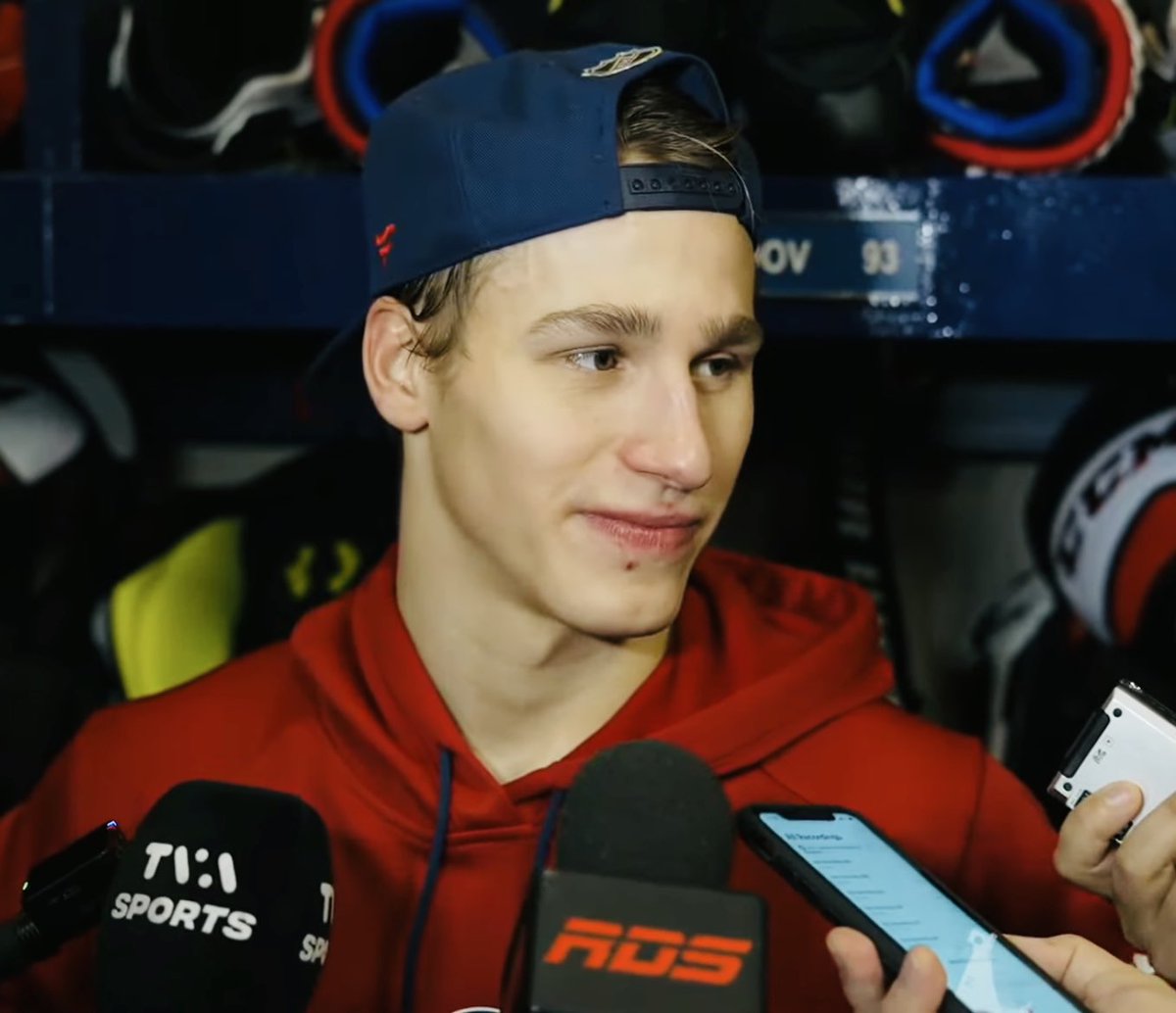 HabsOnReddit's tweet photo. Ivan Demidov today when asked if he’s still “adapting” to the NHL:

“I’m not feeling comfortable 100%. I still need to work on little details…the 5v5 game, a lot of aspects of the game, D-zone, offensive zone. A lot of things I should work on.” https://t.co/qOlCdPa5u5
