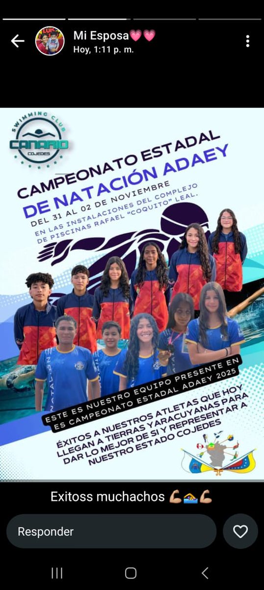 IAnalisisve's tweet photo. Nadadores de Cojedes destacaron en el estado Yaracuy https://t.co/R39iMxAdgN