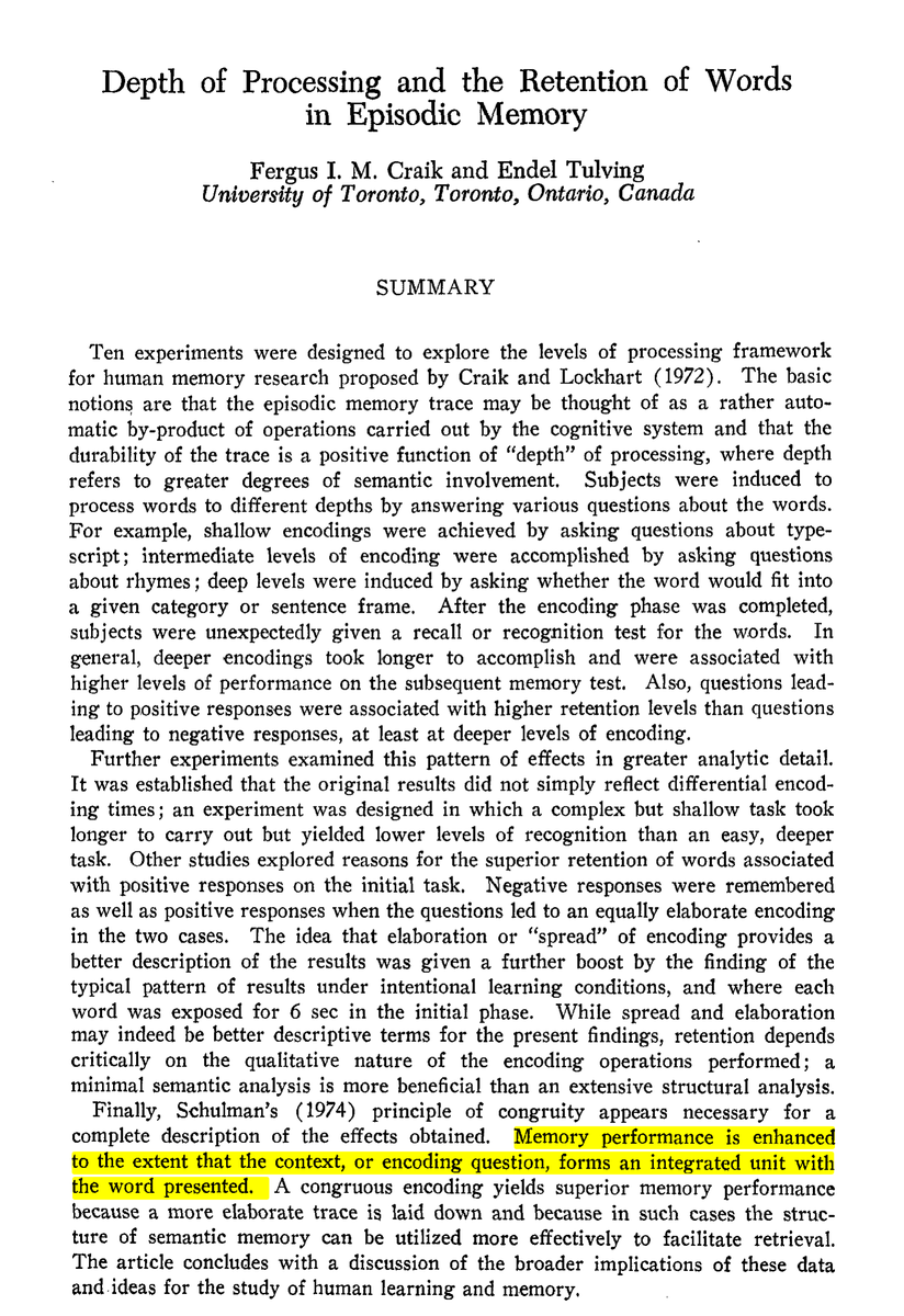 Kalıcı öğrenmenin sırrı, bilginin anlamsal olarak detaylandırılmasıdır.
Bir kavramı ne kadar çok başka bilgiye bağlarsanız, geri çağırma için o kadar çok sinirsel patika oluşturursunuz. 
Yani, unutmamak için sadece tekrar değil, entegrasyon da önemlidir