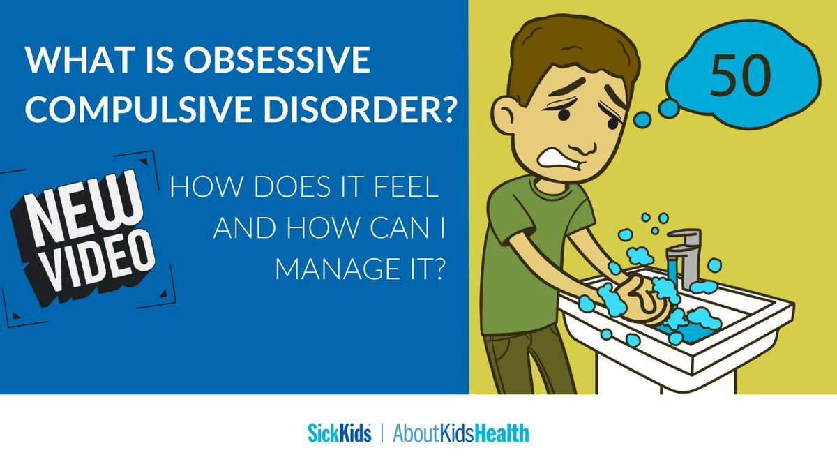AboutKidsHealth's tweet image. This video for teens gives an overview of symptoms of obsessive compulsive disorder and how it can potentially affect daily routines: youtube.com/shorts/z8Prg8c…
#MentalHealth #OCD #ObsessiveCompulsiveDisorder