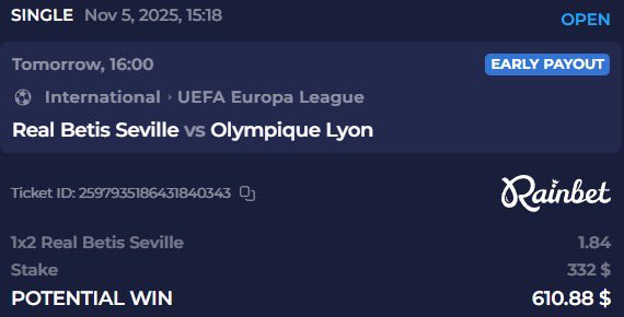 A nice matchup in the Europa League to distract us from the shambolic performance Chelsea just served us. #AD