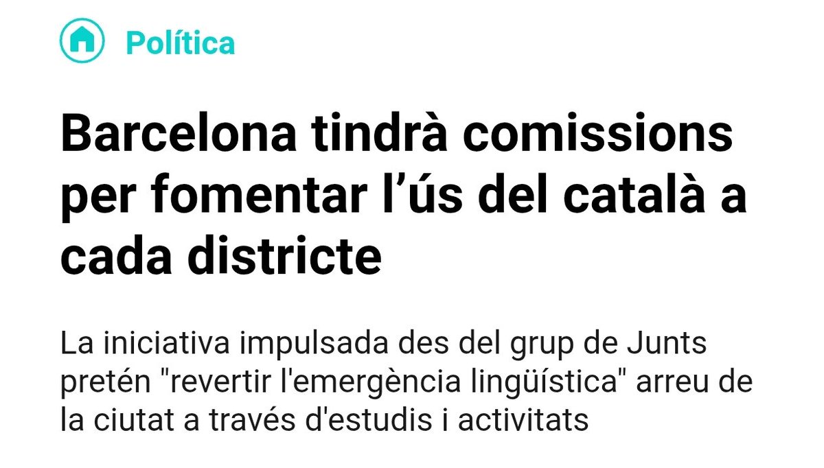 Mentre els uns proposen més comissions, a d'altres ens fan més el pes les expulsions...
<a href="/FNCBarcelones/">FNC Barcelonès</a>
<a href="/Junts_BCN/">Junts per Barcelona</a>
<a href="/TotBcn/">TOT Barcelona</a>