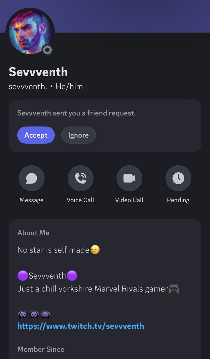 HI THERE! 
If you are added by this account IT IS NOT ME! 

I very rarely add anyone on discord let alone without first asking if it’s ok so please do not trust this account. 
Just report and block 🖤
