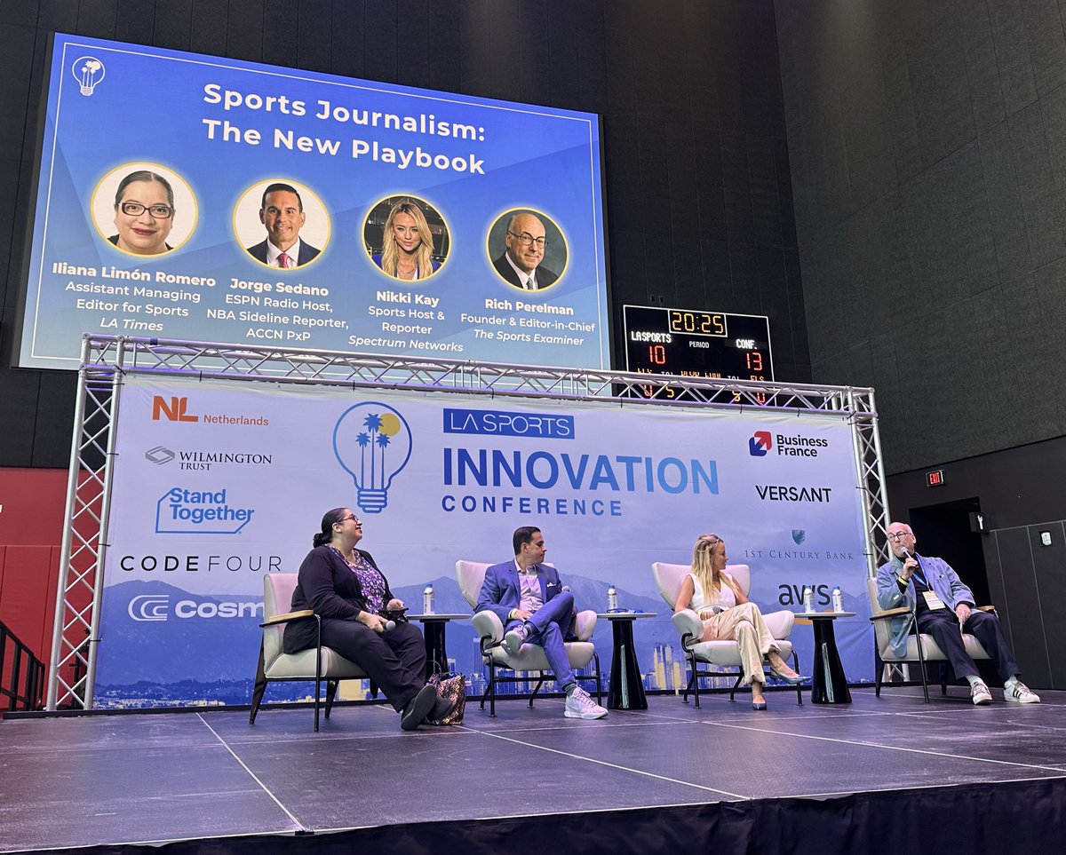 LisaFinegan's tweet photo. LA Sports Council’s Sports Innovation Conference 2025 https://t.co/wJeLV4YlQ6