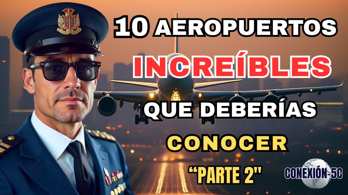 10 AEROPUERTOS INCREÍBLES QUE DEBERÍAS CONOCER– "PARTE 2" youtu.be/UjHzEmz1sM8?si… a través de <a href="/YouTube/">YouTube</a>