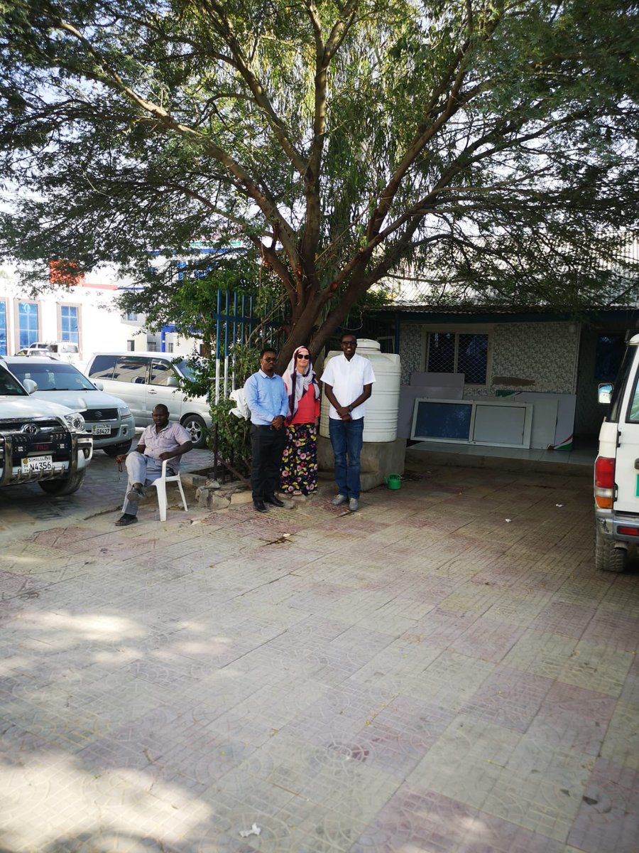 Honored to meet Dr. <a href="/NaujaKleist/">nauja kleist</a> from the Danish Institute for International Studies for an interview on the <a href="/GeedBeer/">GeedBeer-RejoBeer</a>🌿
I proudly showed her two trees we planted on SL Youth Day 2018 — Tugaar (Acacia nilotica) &amp; Baxarasaaf (Balanites aegyptiaca) — now standing tall and thriving.