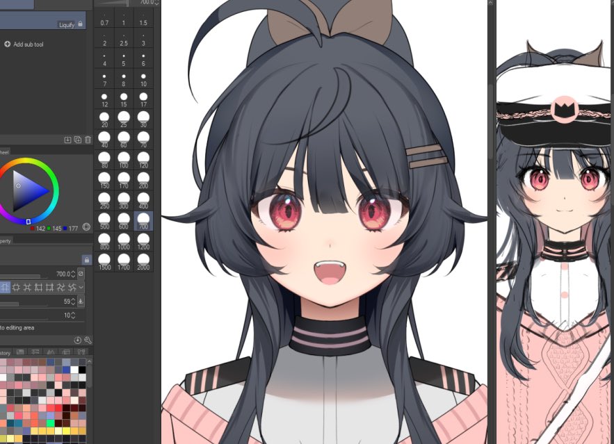 trying to finish my own live 2D model for over 2 years now 🤓