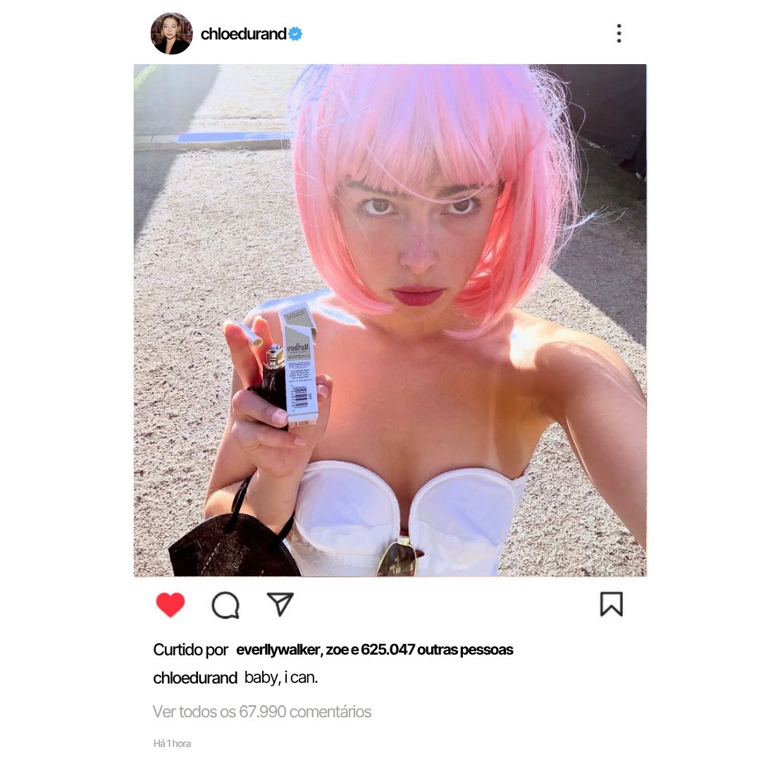 — Chloe Durand via Instagram.