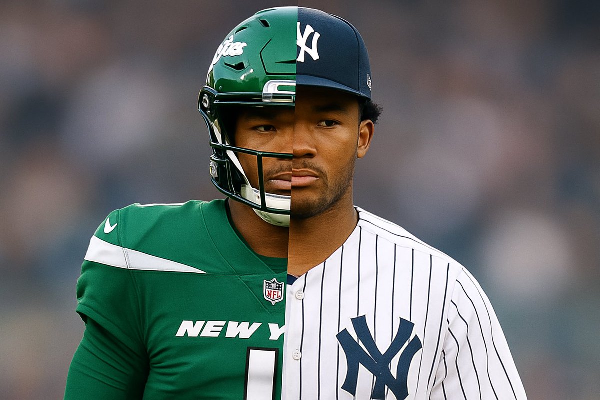 Bruff13's tweet image. Let’s make it happen @nyjets @Yankees