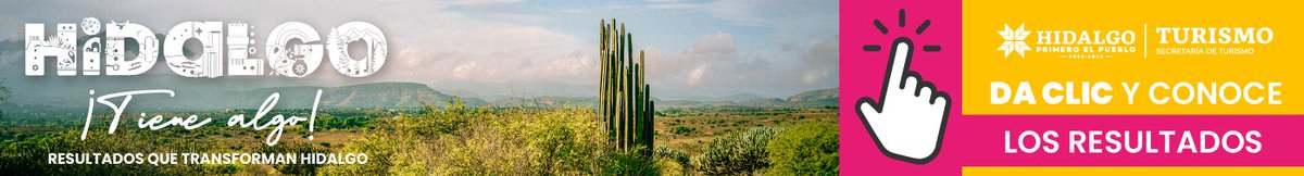 SECTURHidalgo's tweet image. En Hidalgo seguimos avanzando con hechos y resultados que fortalecen nuestro turismo y nuestras comunidades. 💪✨
Conoce más sobre los logros y acciones que impulsan el desarrollo del estado en nuestras redes oficiales 👉 
facebook.com/SECTURHidalgo

#HidalgoTieneAlgo