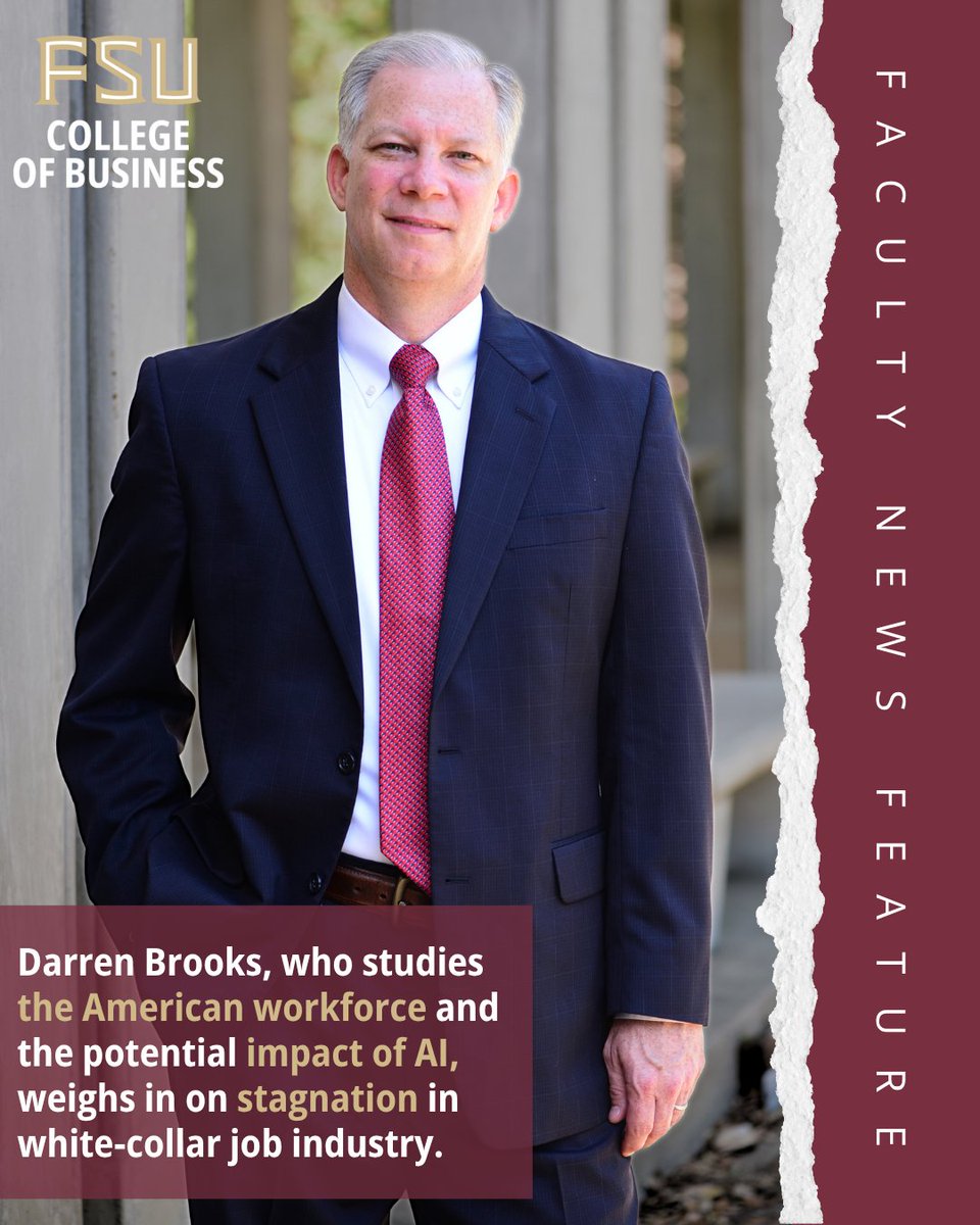 FSUWertheim's tweet photo. #FSUBiz Master of Business Administration (MBA) Program Coordinator Darren Brooks weighed in during a news segment with Minnesota’s KARE 11 TV on the effects of recent layoffs, including at Minneapolis-based Target, on the future of corporate jobs. https://t.co/LuQ2yrxdQ1 https://t.co/AxsH1N4u7F
