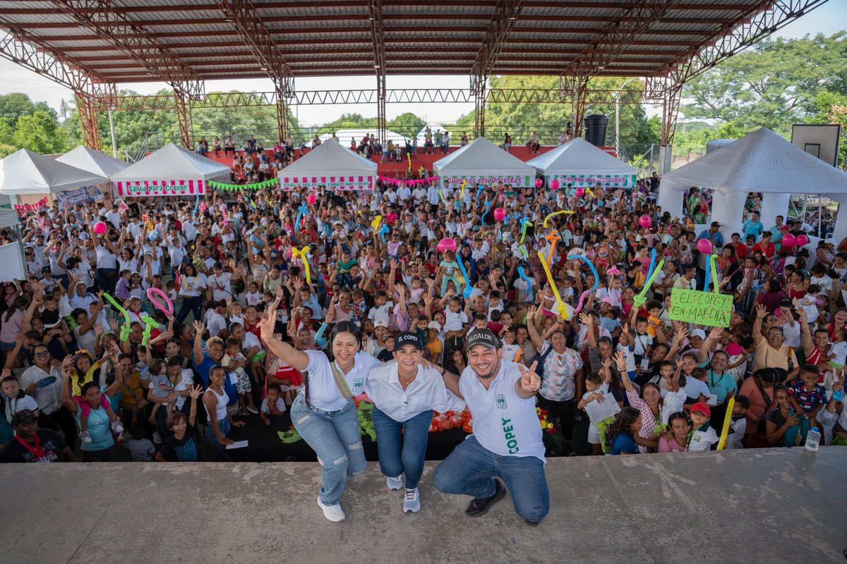 GobdelCesar's tweet photo. ¡La primera infancia a toda marcha!🌈

🎯El Gobierno del Cesar llevó hasta el municipio de El Copey la Ruta de los Derechos, una jornada de atención integral que promueve, de manera pedagógica y vivencial, los derechos fundamentales de la primera infancia.

🧵 https://t.co/Zm5h2VXJNV