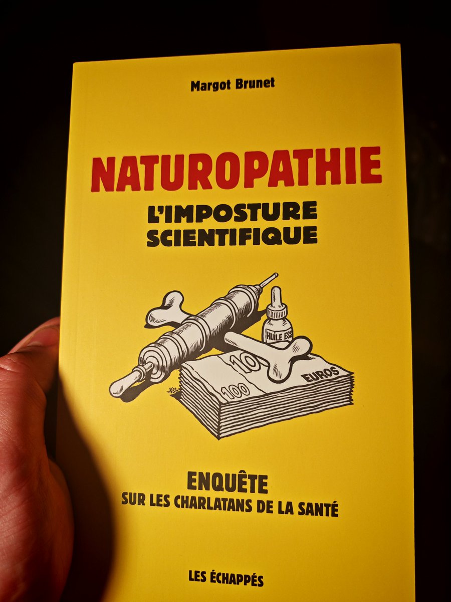 SectesTroll's tweet image. Lecture du soir.

Ah oui, au fait la naturopathie c'est du bullshit. 

feat @Margot_Brunet_