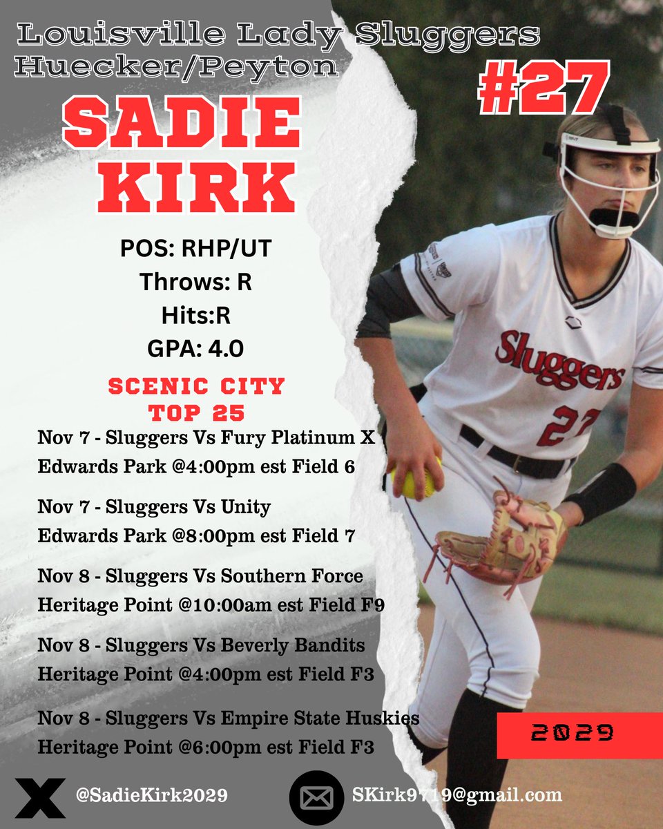 Can’t wait to be back on the dirt with my team this weekend at the Top 25!!! Come see us! <a href="/shannon_peyton1/">Shannon Peyton</a> <a href="/Lady_Sluggers10/">Louisville Lady Sluggers Huecker/Peyton</a> <a href="/SluggersHuecker/">Lady Sluggers 18</a> <a href="/ConnectSports_/">Connect Sports</a>