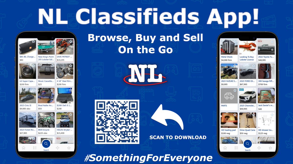NLClassifieds's tweet image. Local treasures, one App - NL Classifieds!
#ios #android #somethingforeveryone #Classifieds #buying #selling #trading #newfoundlandandlabrador