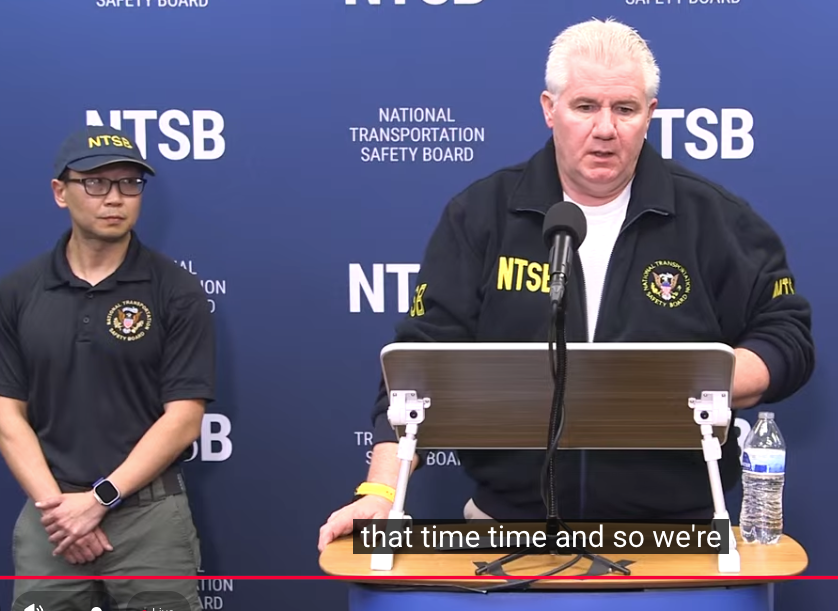 NTSB confirms in the Louisville MD-11 crash that left engine detached during the takeoff roll. They found the "black boxes" about 30 minutes ago.