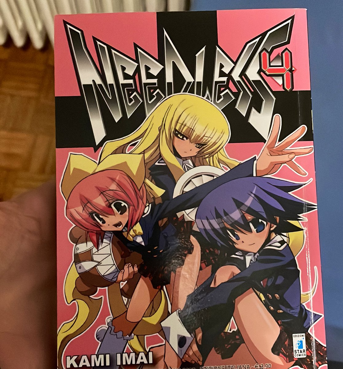 J0kestarR's tweet photo. @ChibiReviews When I turned 17, lacking better ideas for my birthday present, my parents decided to swing by our local comic shop and picked up the latest comics that had been set aside for me. Top of the pile was Needless 4. Good ol’ times! 🥲 https://t.co/HNhScOCbGB