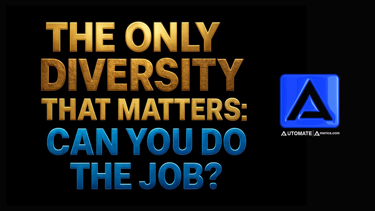 Tony_Automate's tweet photo. Read the full policy here: https://t.co/Z1VYkUDWDb
#AutomationJobs #MeritBased #ManufacturingJobs #PLCProgrammer #RobotProgrammer #ControlsEngineering #AutomationContractors #SkilledTrades #GigEconomy #Manufacturing #IndustrialAutomation #FairHiring #EqualAccess https://t.co/LCXnGU85o8