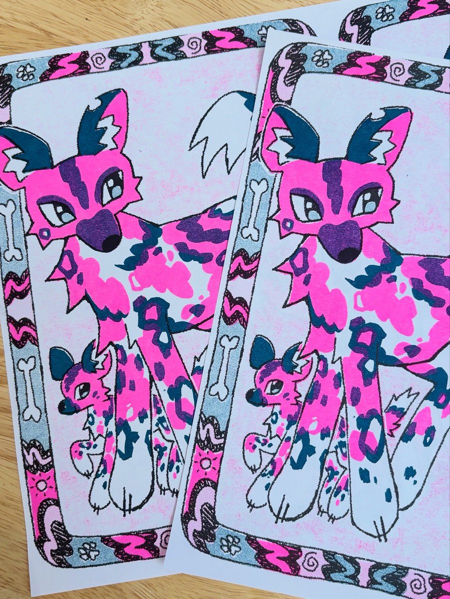 Let’s be risograph print with mama!