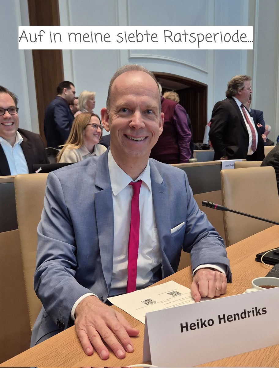 Meine siebte Ratsperiode hat begonnen.....