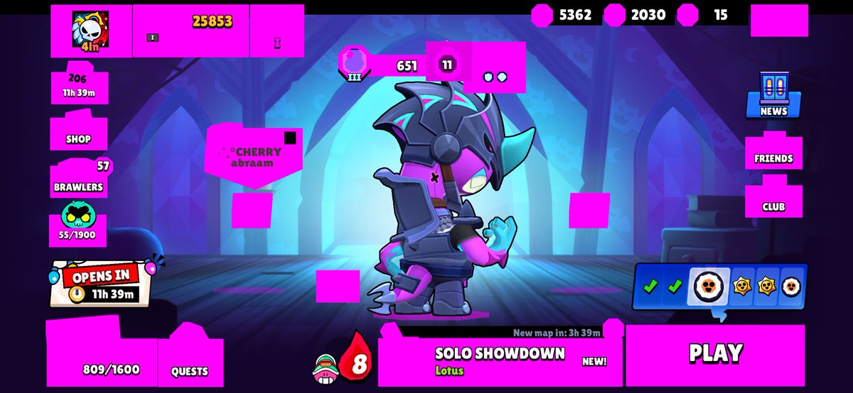 alanOso151's tweet photo. @BrawlStars love the new UX on the game, lol. https://t.co/1mq7LRlJGS
