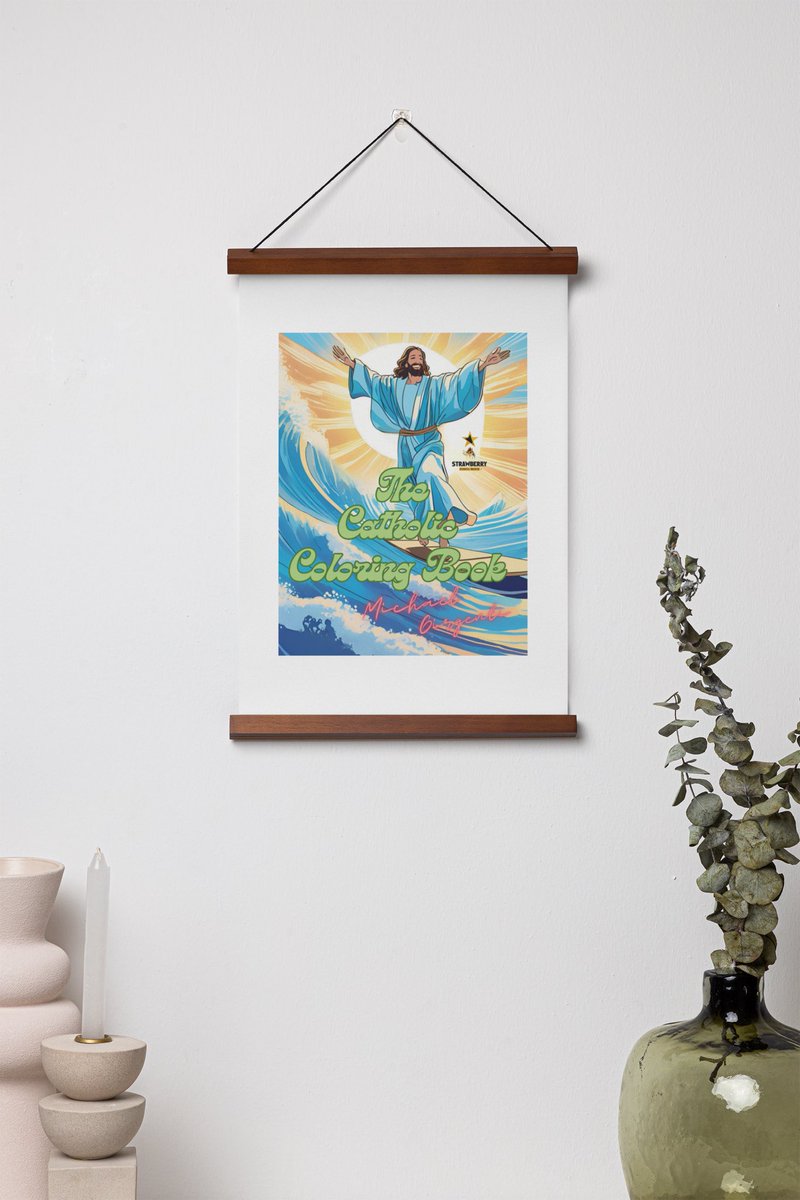 ✝️🎨 Time to color with Jesus!! Learn more at strawberrypencilmagic.com ⭐️ 

“The Catholic Coloring Book” - Help your little ones color their way to Jesus! Faith and fun, all in one. With over 175 pages of saints, Bible stories, and meaningful symbols!!! #CatholicX #Coloring #Jesus