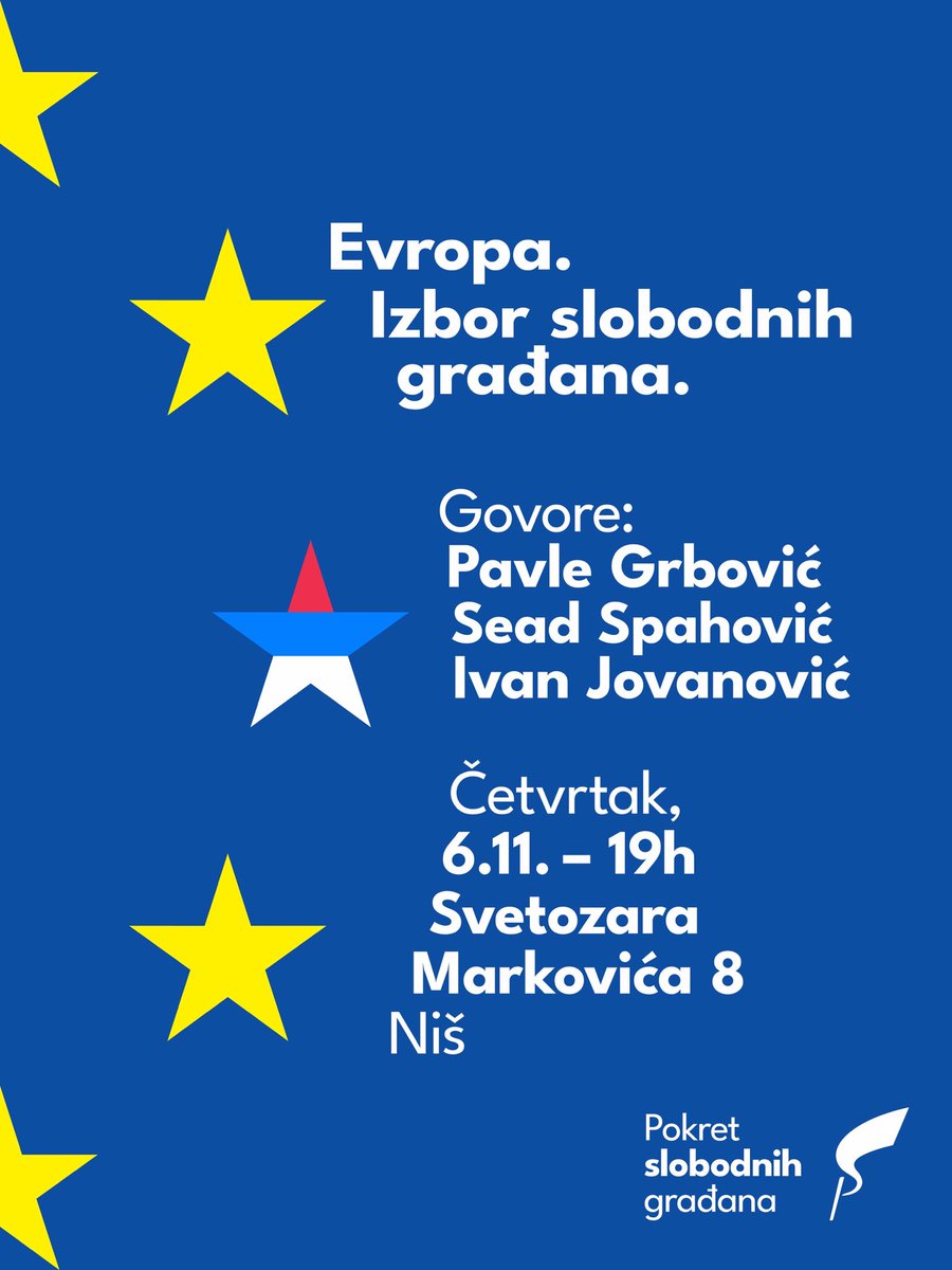 Ovo su prelomni trenuci - sloboda ili diktatura.

Ali to pitanje je neraskidivo povezano sa time gde i kako vidimo našu budućnost: kao deo evropske porodice ili kao ruski taster za izazivanje nestabilnosti. 

Svi ste dobrodošli!