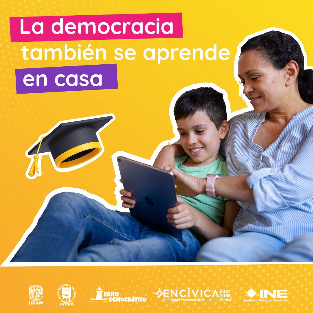 Explora el Faro Democrático con tus hijas e hijos y acompáñales a conocer sus derechos, valores y responsabilidades cívicas.

🔗 farodemocratico.ine.mx

#FaroDemocrático #ENCÍVICA