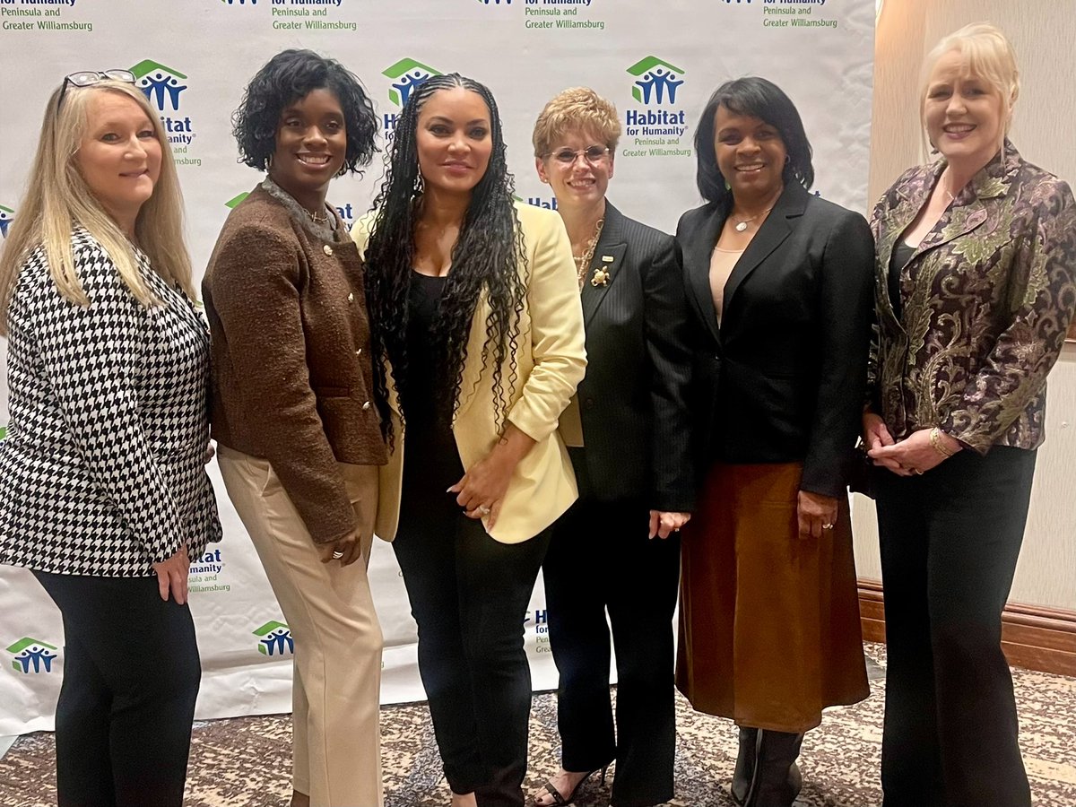 Thankful to support Habitat for Humanity Peninsula &amp; Williamsburg at their inaugural Believe &amp; Build fundraiser!

Dr. Egypt Sherrod inspired us all with her brilliance and humanitarian spirit, and Dr. Amber Price reminded us how deeply stable housing and health are connected.