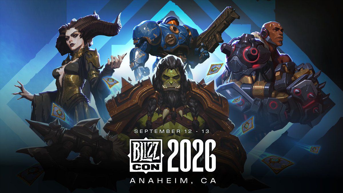 Zum erste Mal gibt's Early-Bird-Sales für Tickets zu Blizzards hauseigene Messe: Vom 7.11.25 (18:00 Uhr) bis 10.11.25 (8:59 Uhr) könnt ihr Tickets für die #BlizzCon 2026 zum Frühbucherpreis von 249,99 US-Dollar kaufen.

nerdsquare.eu/wow/news/blizz…