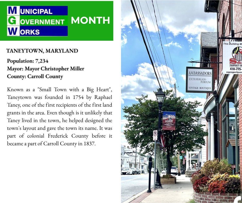 November is the time to highlight how municipal government enhances the quality of life of its residents and all Marylanders. Celebrate what your City or Town does to make Maryland a great place to live, work, play, and explore.