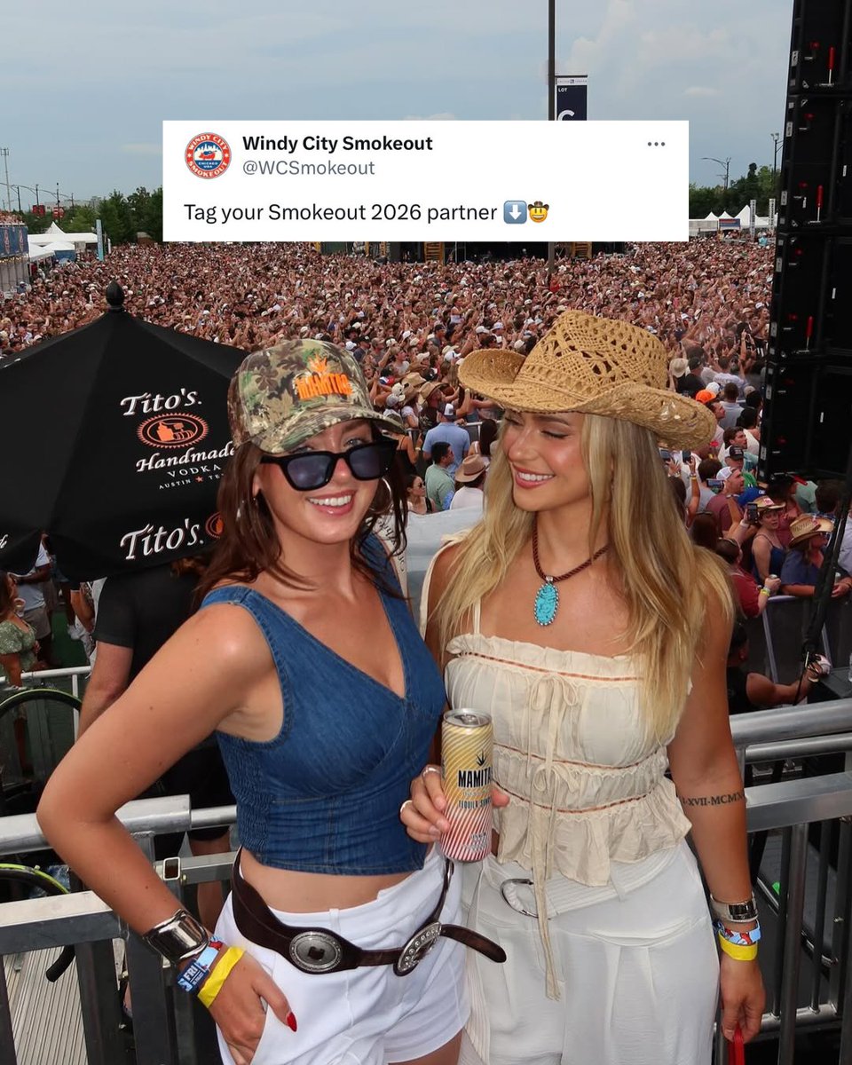 Who are you boot-scootin’ with at Windy City this year?

Tag your partner and secure your wristbands at windycitysmokeout.com