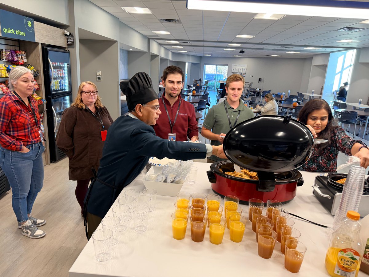IMRIS_Inc's tweet photo. IMRIS celebrates the dedication of our incredible team &amp; their continued commitment to delivering best in class iMRI technologies for neurosurgeons &amp; patients. As a token of appreciation, senior leadership donned hats &amp; aprons today to serve up a delicious breakfast as a thanks! https://t.co/4iVpH3XiWK