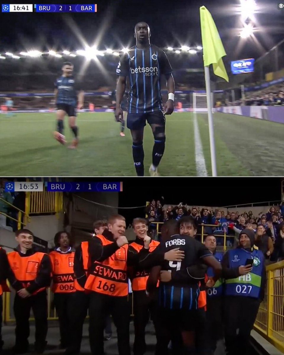 Srguler's tweet image. كتب على احد جدران حواري البرتغال 

ان لم تضع برشلونة تحت رجلك فانت لا تستحق العيش في هذه الارض 

كارلوس فوربس برتغالي آخر يضع برشلونة تحت اقدامه 🇵🇹