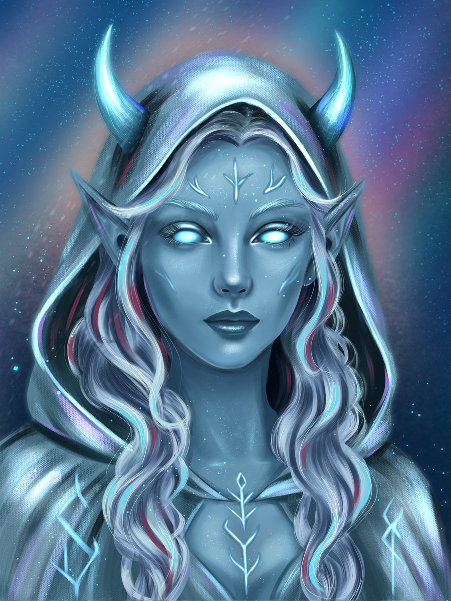 Icy light and a hint of cosmos 🩵 ✨️ 

5 XTZ
5/5

📎  link ⬇️⬇️⬇️

#digitalart #illustration #Objkt